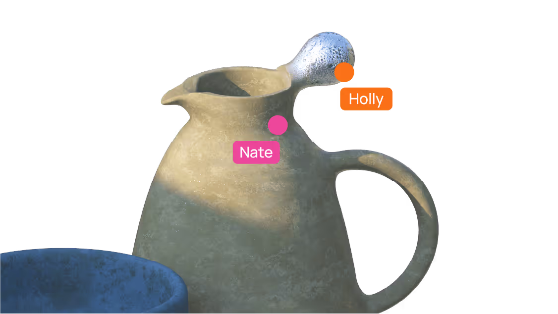 3D graphic design layout in Womp’s easy 3D modeling software